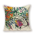 FLORAL TIGER CUSHION COVER Tiger-Universe