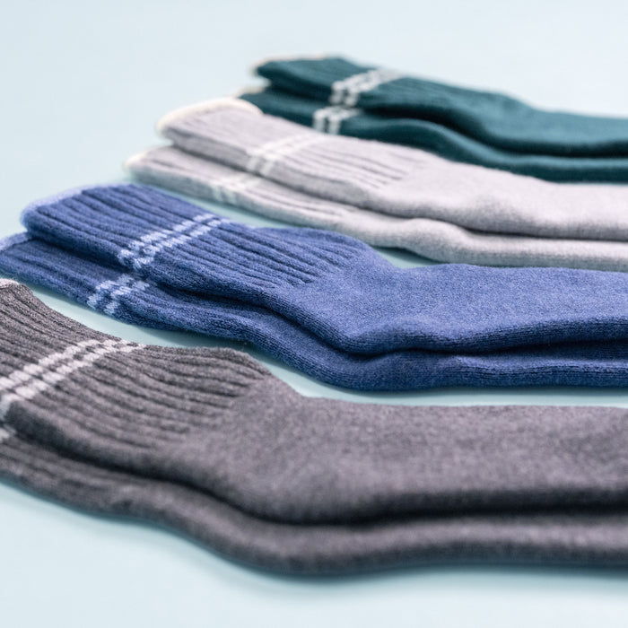 organic merino wool terry socks