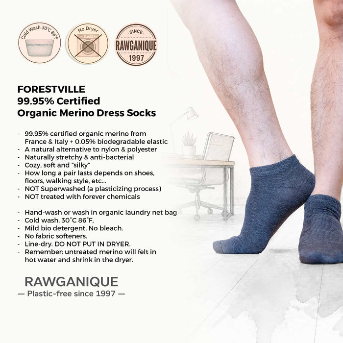 natural organic merino wool dress socks nylon-free polyester-free