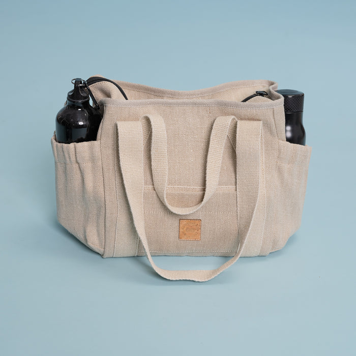 100% hemp canvas tote
