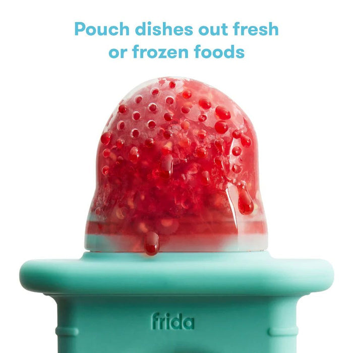 Frida Baby Push Pop Feeder - Teal