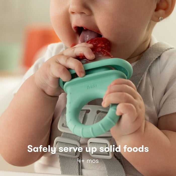 Frida Baby Push Pop Feeder - Teal