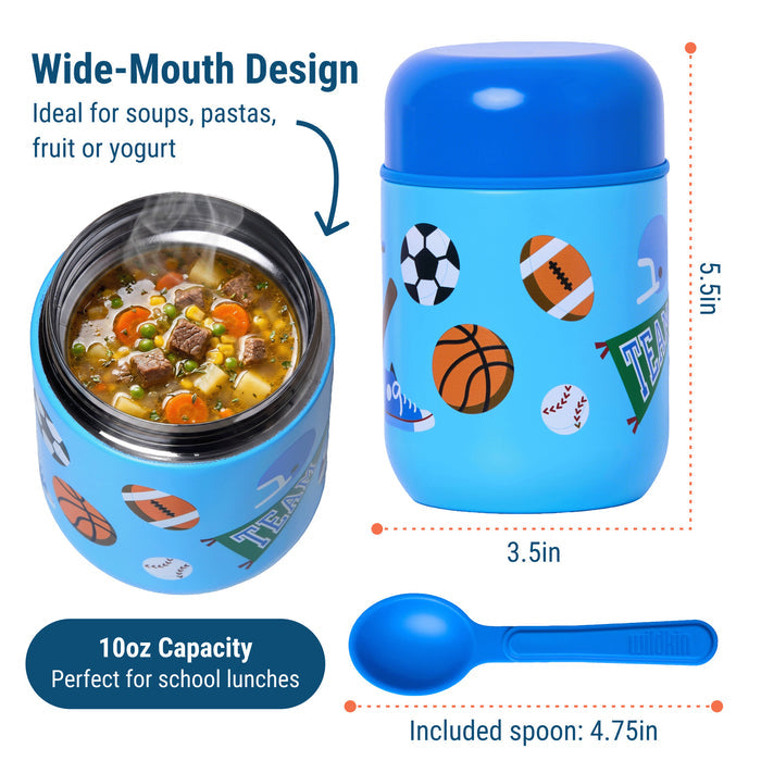 Game On Insulated Food Jar - 10oz