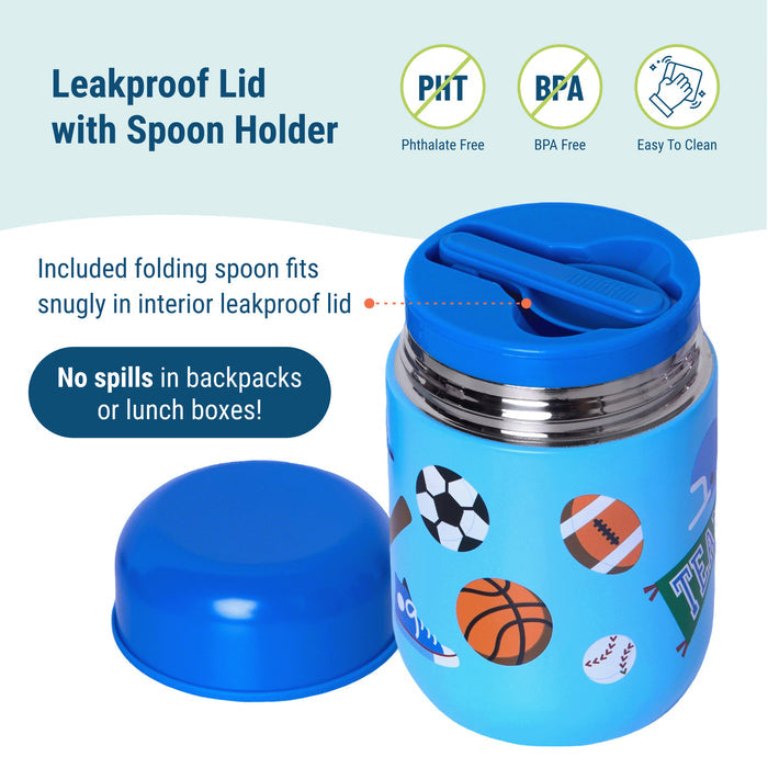 Game On Insulated Food Jar - 10oz