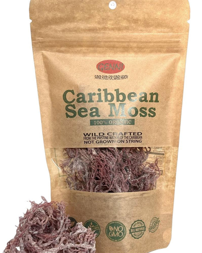 Raw Wild Crafted Dried Red Sea Moss 50g