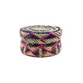 Geometric Black and Pink Basket