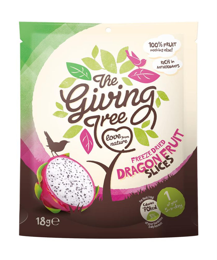 Freeze Dried Dragon Fruit Crisps 18g