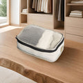 100% certified organic cotton packing cubes see-through plastic-free