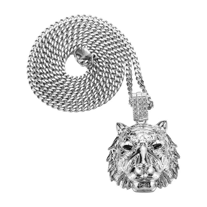 GOLD & DIAMOND TIGER NECKLACE Tiger-Universe