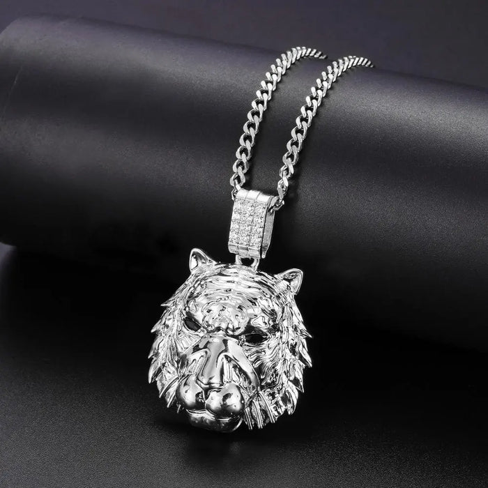 GOLD & DIAMOND TIGER NECKLACE Tiger-Universe