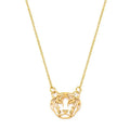 GOLDEN TIGER FACE NECKLACE Tiger-Universe