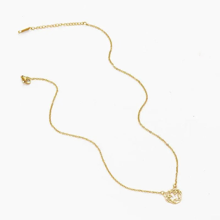 GOLDEN TIGER FACE NECKLACE Tiger-Universe