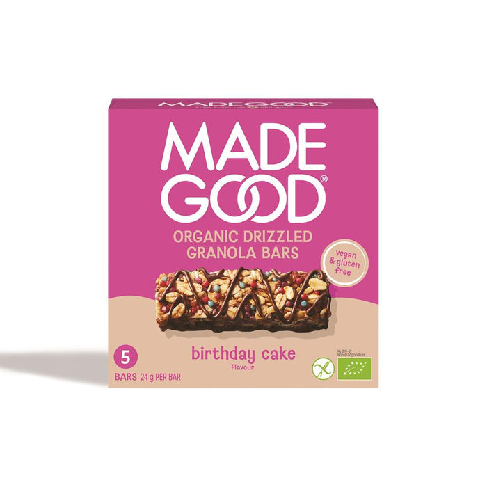 Granola Bar Chocolate Drizzled Birthday Cake 5 x 24g Multipack