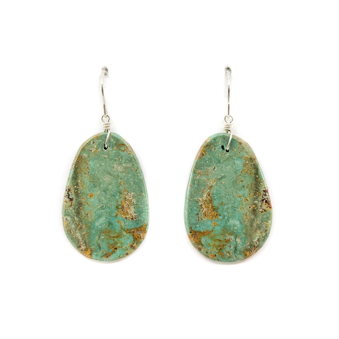 Green Slab with Marbled Brown Matrix