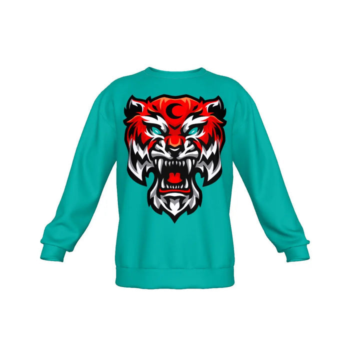 Green Tiger Sweatshirt Tiger-Universe