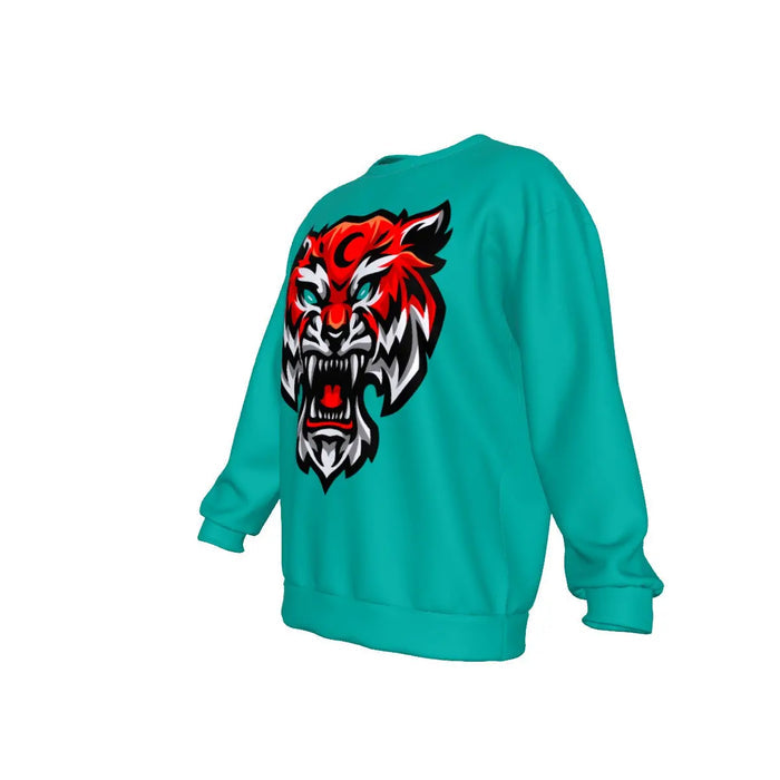 Green Tiger Sweatshirt Tiger-Universe