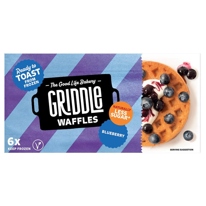 Vegan Blueberry Wholegrain Waffles 200g