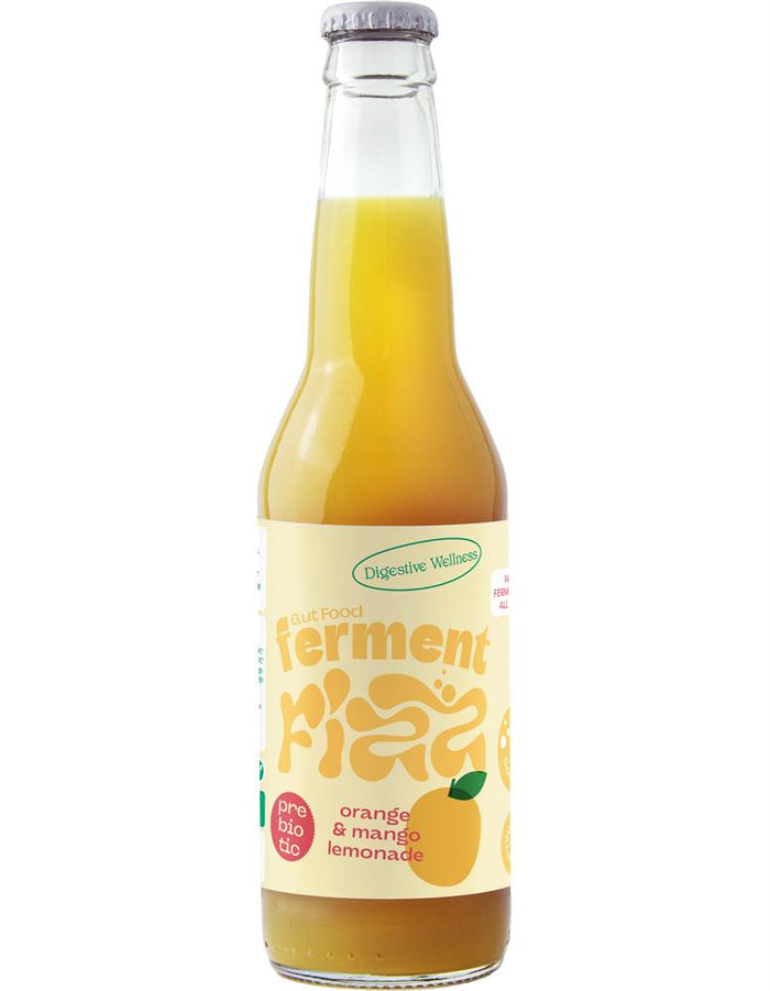 Ferment Fizz Orange Mango Fermented Prebiotic Lemonade 330ml