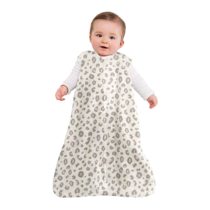 Halo Micro Fleece Sleepsack Wearable Blanket 1.0ToG - Leopard Pink (Small, 10-18 lbs)