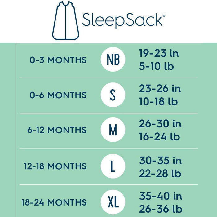 Halo Micro Fleece Sleepsack Wearable Blanket 1.0ToG - Multi Stripe Gray (Medium, 16-24 lbs)