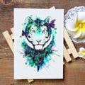 HEAD TIGER TEMPORARY TATTOO Tiger-Universe