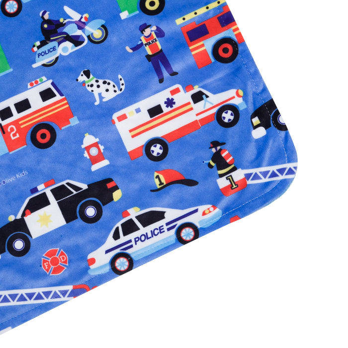 Heroes Velour Baby Blanket