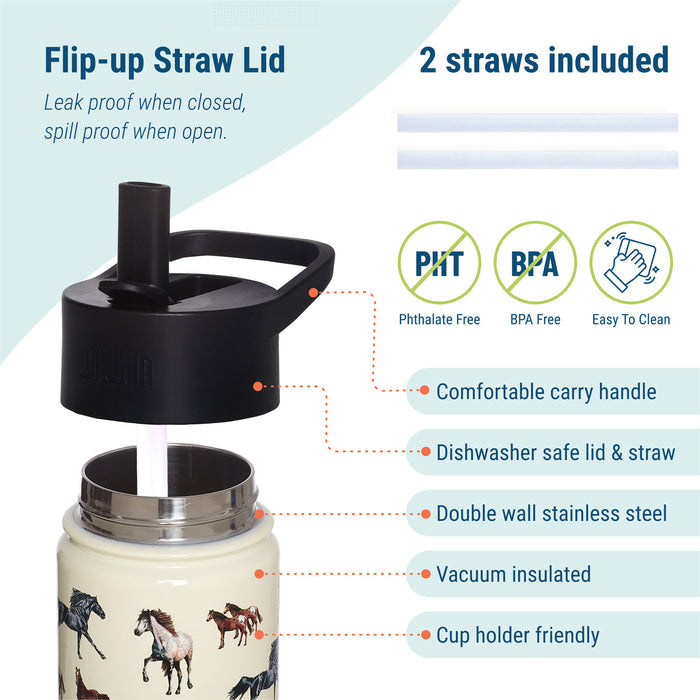 Horse Dreams Steel Water Bottle