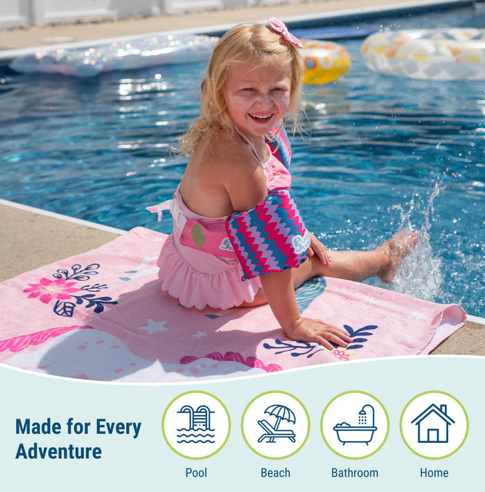 Horses 100% Cotton Beach Towel