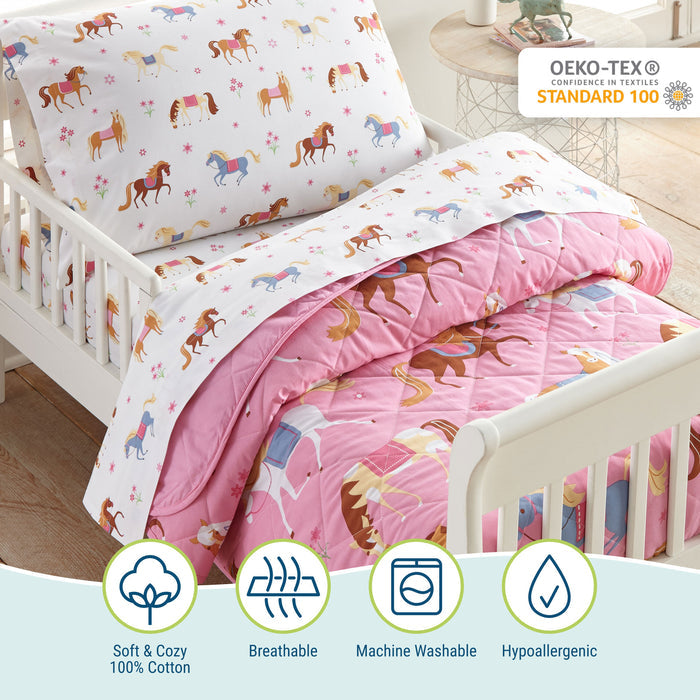 Horses Cotton Bed in a Bag