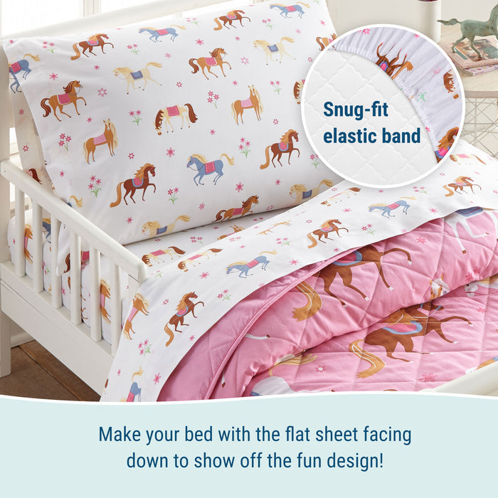 Horses Cotton Bed in a Bag