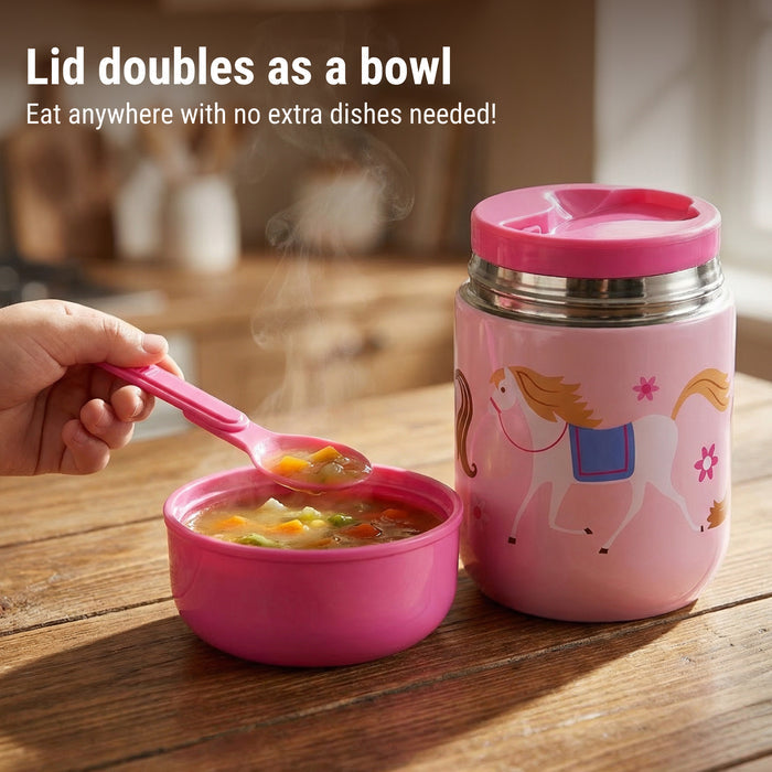 Horses Insulated Food Jar - 10oz