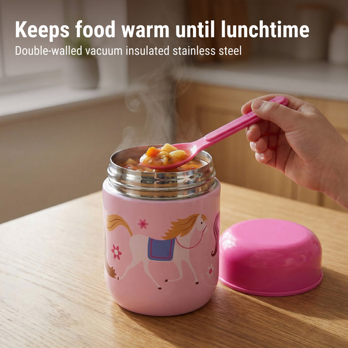Horses Insulated Food Jar - 10oz