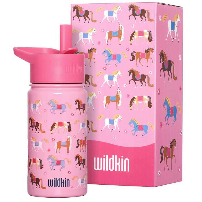 Horses Steel Water Bottle