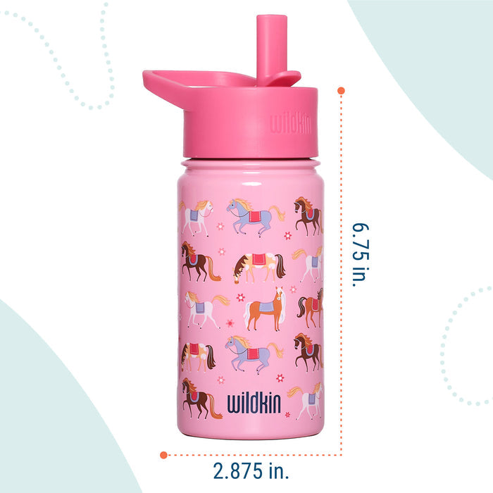 Horses Steel Water Bottle