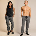 100% certified organic cotton fleece jogger pants plastic-free