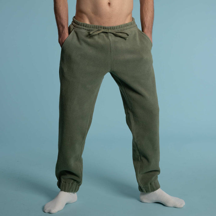 100% organic cotton fleece joggers