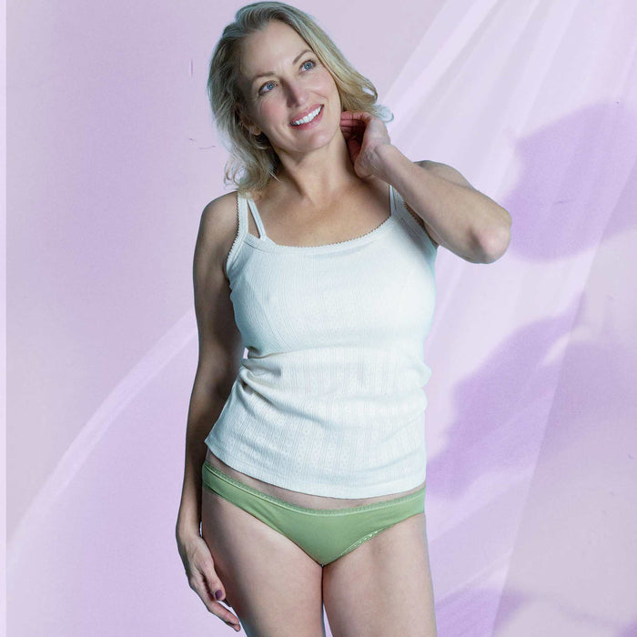 100% certified organic cotton camisole
