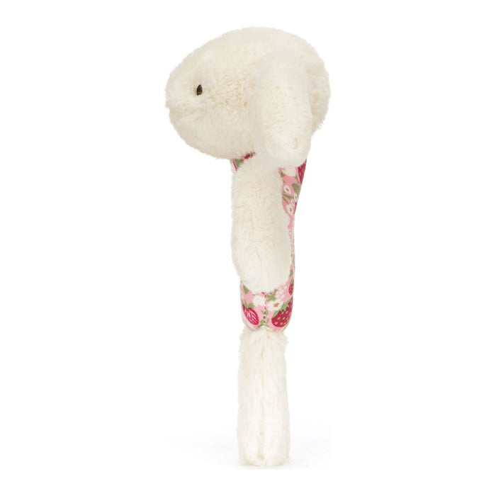 Jellycat Blossom Ring Rattle - Berry Cream Bunny