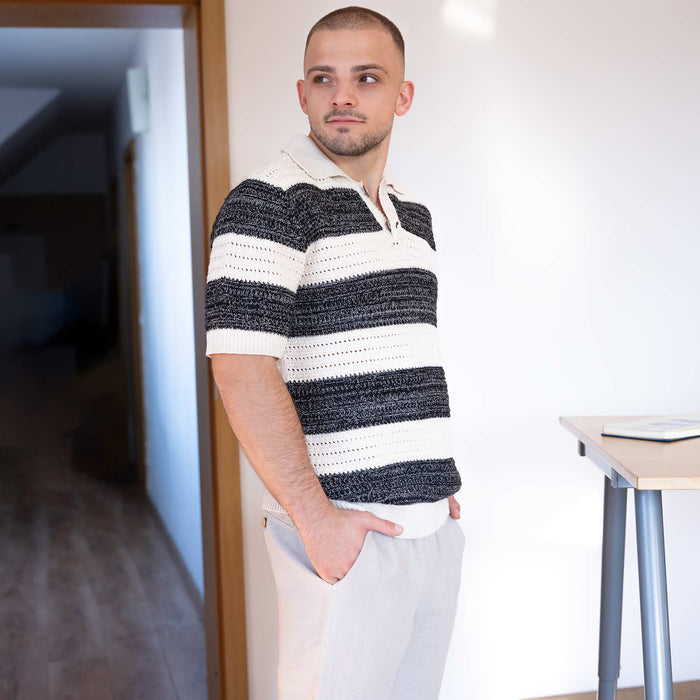 100% organic cotton knit shirt 100% biodegradable