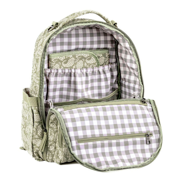 JuJuBe x Sazan Signature Collection Classic Diaper Backpack - Paisley Floral