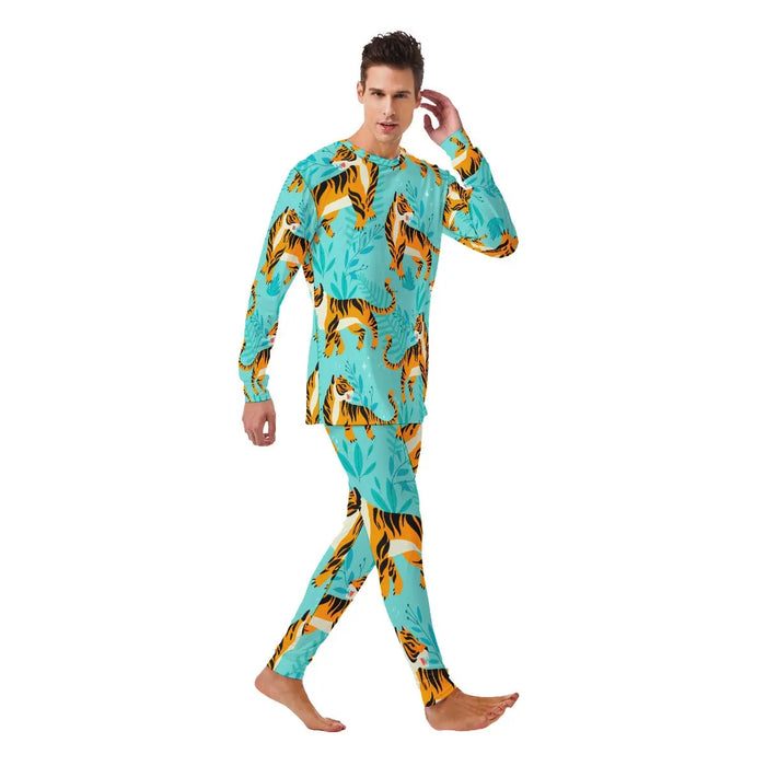 Jungle Mens Tiger Pajamas Tiger-Universe