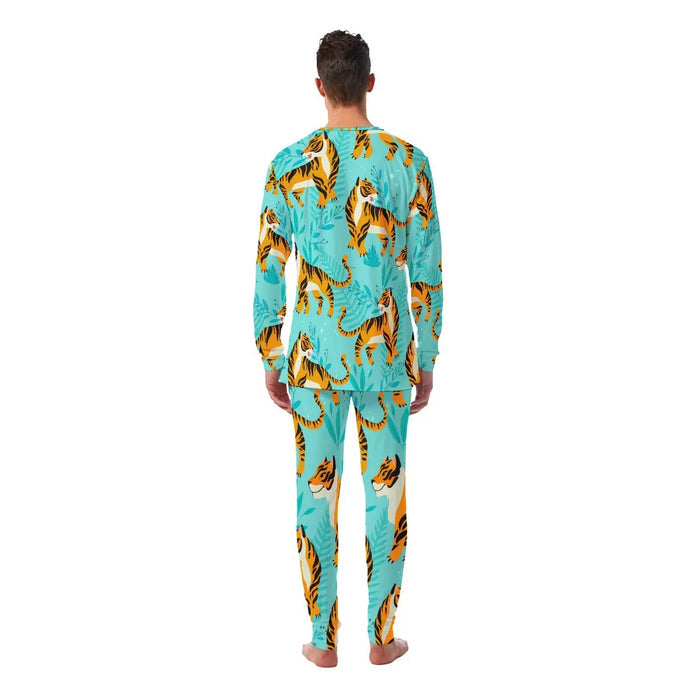 Jungle Mens Tiger Pajamas Tiger-Universe