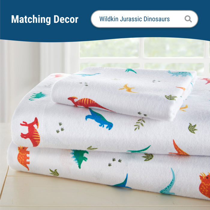Jurassic Dinosaurs 100% Cotton Flannel Pillowcase
