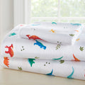Jurassic Dinosaurs 100% Cotton Flannel Sheet Set