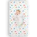 Jurassic Dinosaurs 100% Cotton Percale Fitted Crib Sheet