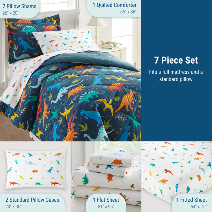 Jurassic Dinosaurs Cotton Bed in a Bag