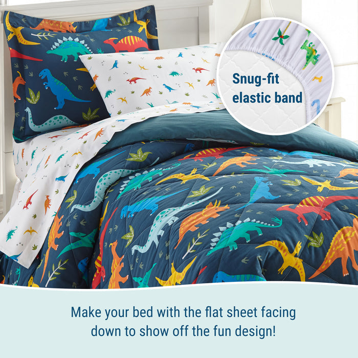 Jurassic Dinosaurs Cotton Bed in a Bag