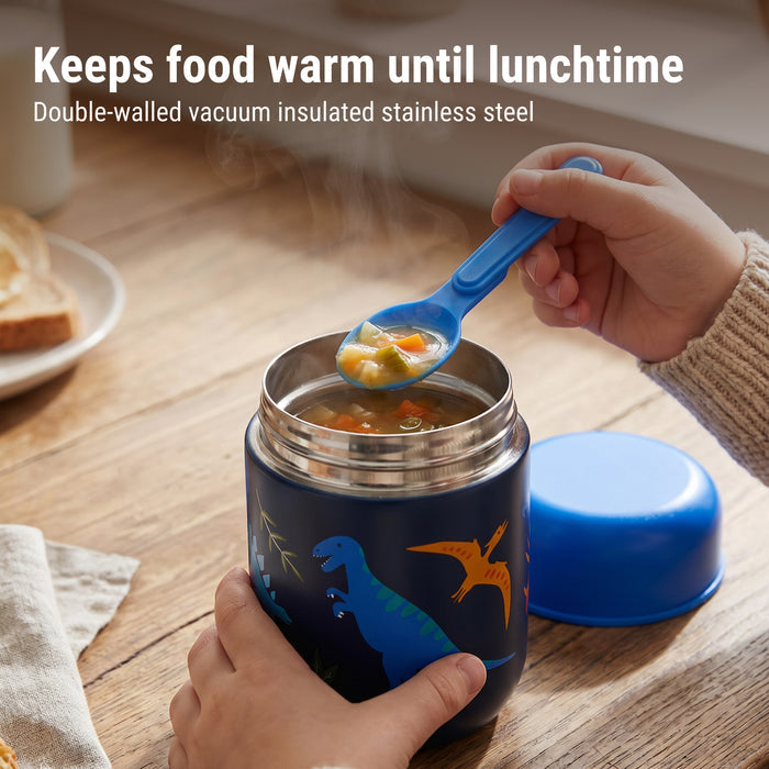 Jurassic Dinosaurs Insulated Food Jar - 10oz