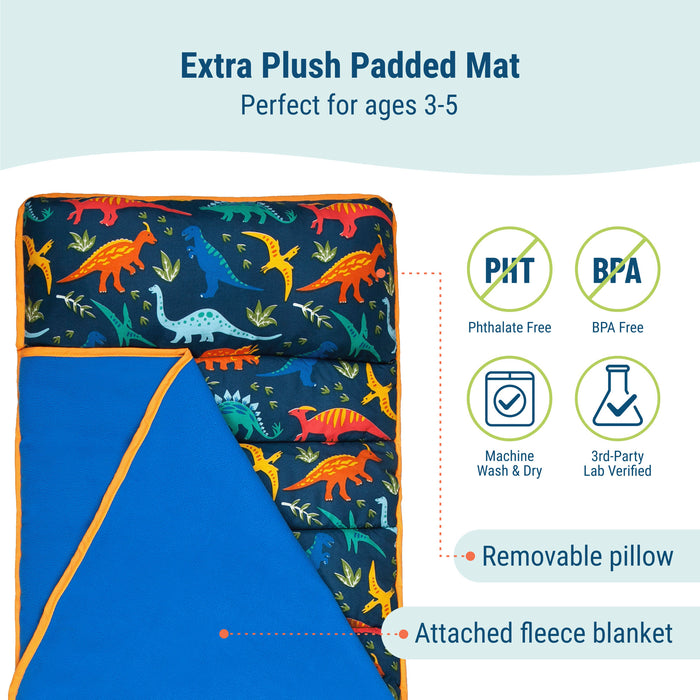Jurassic Dinosaurs Microfiber Toddler Nap Mat