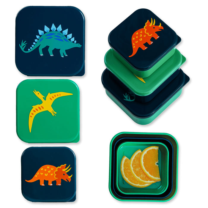 Jurassic Dinosaurs Nested Snack Containers